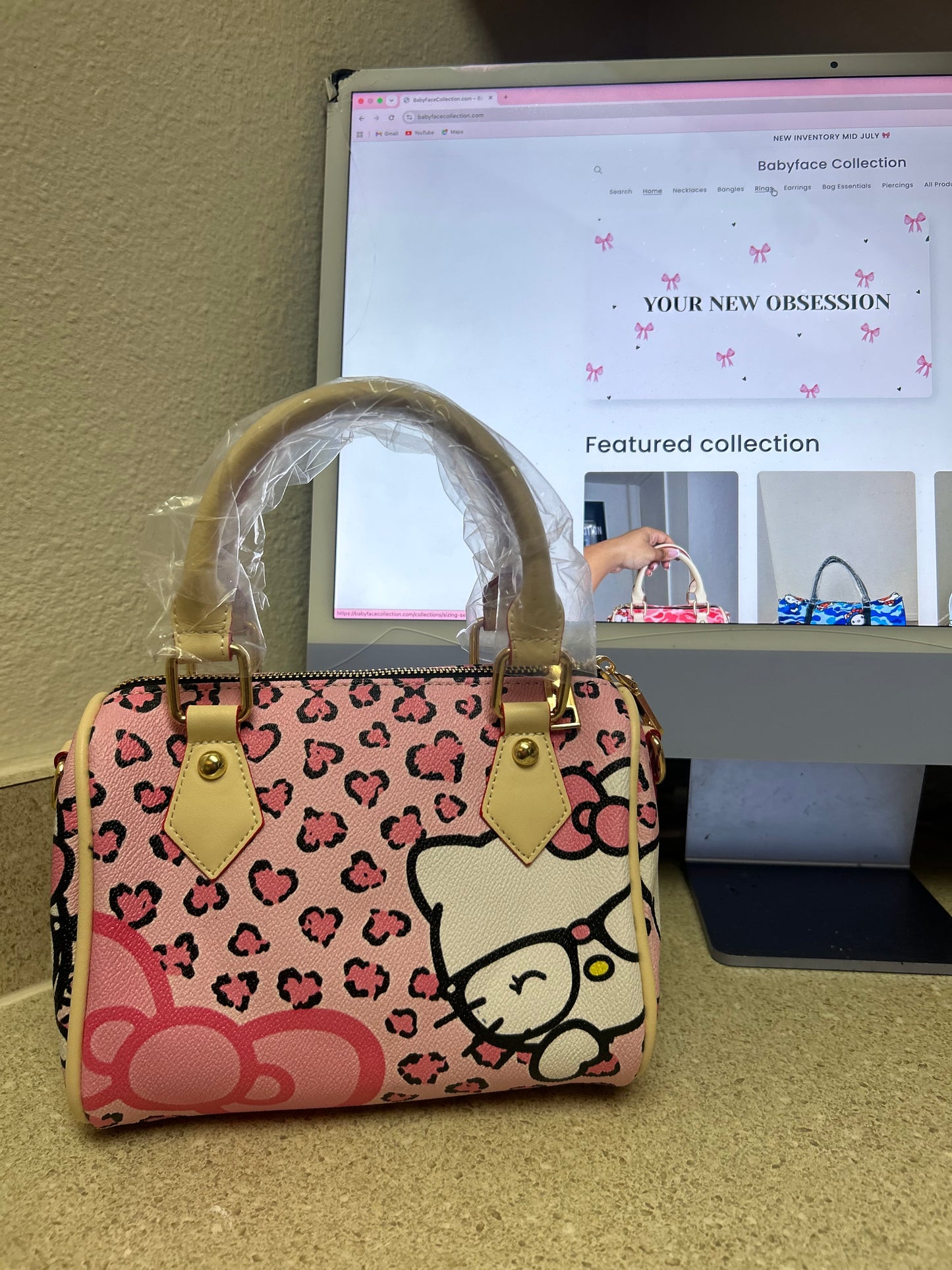 Pink Leopard HK Pillowbag