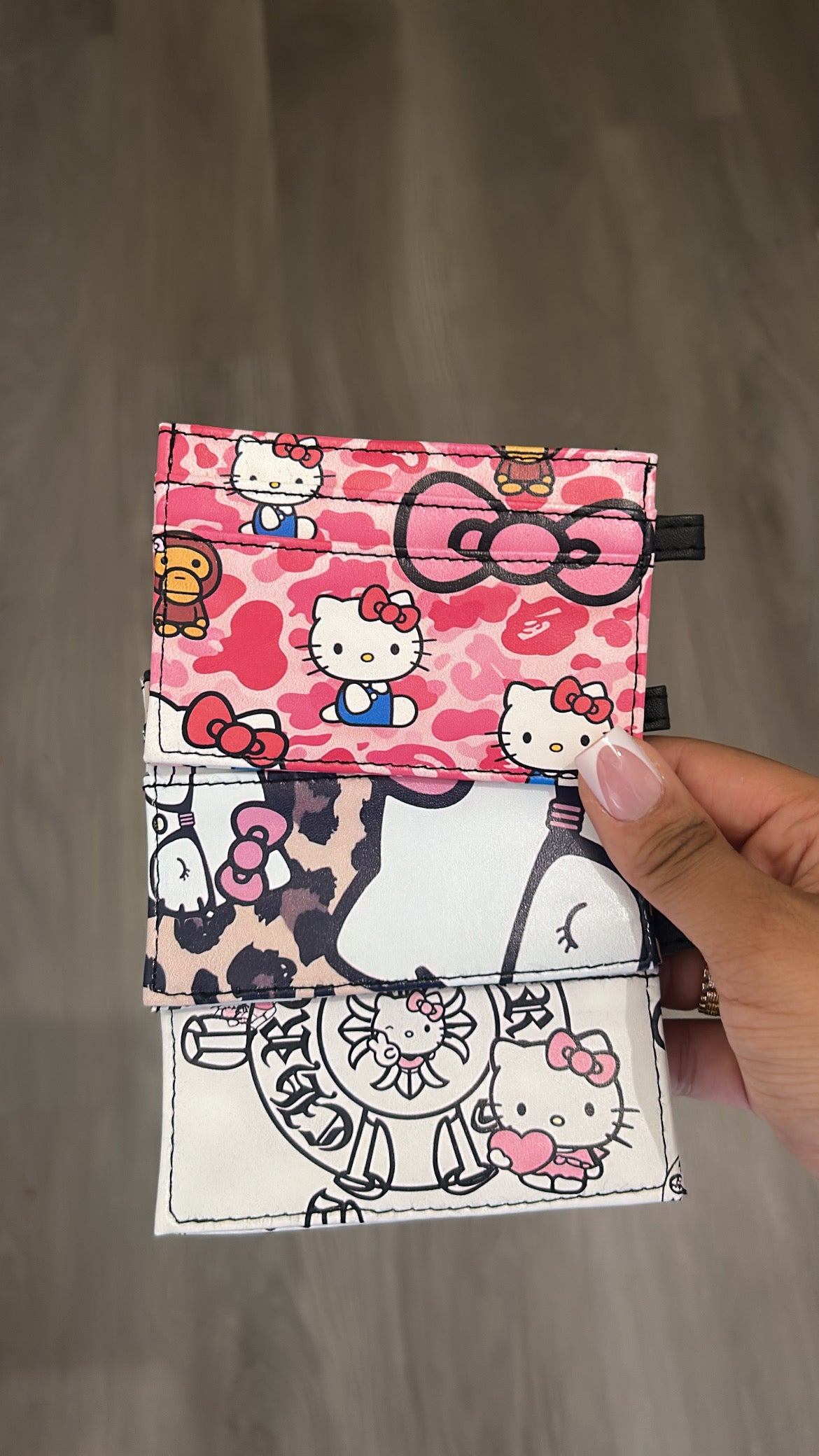 Pink Bape HK CardHolder