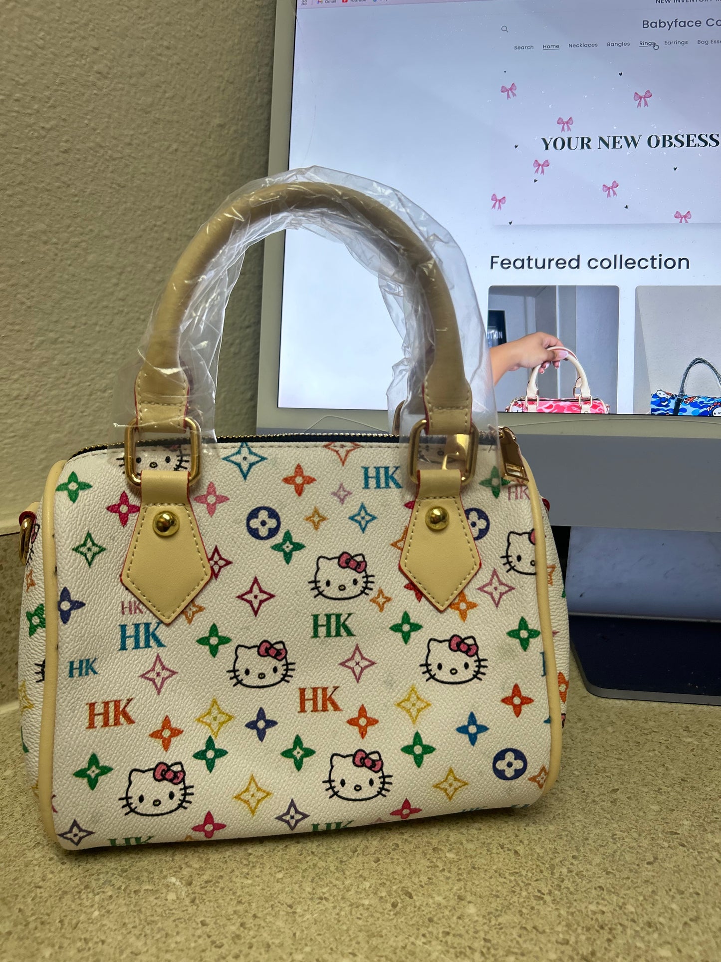 White/Colorful HK Pillowbag