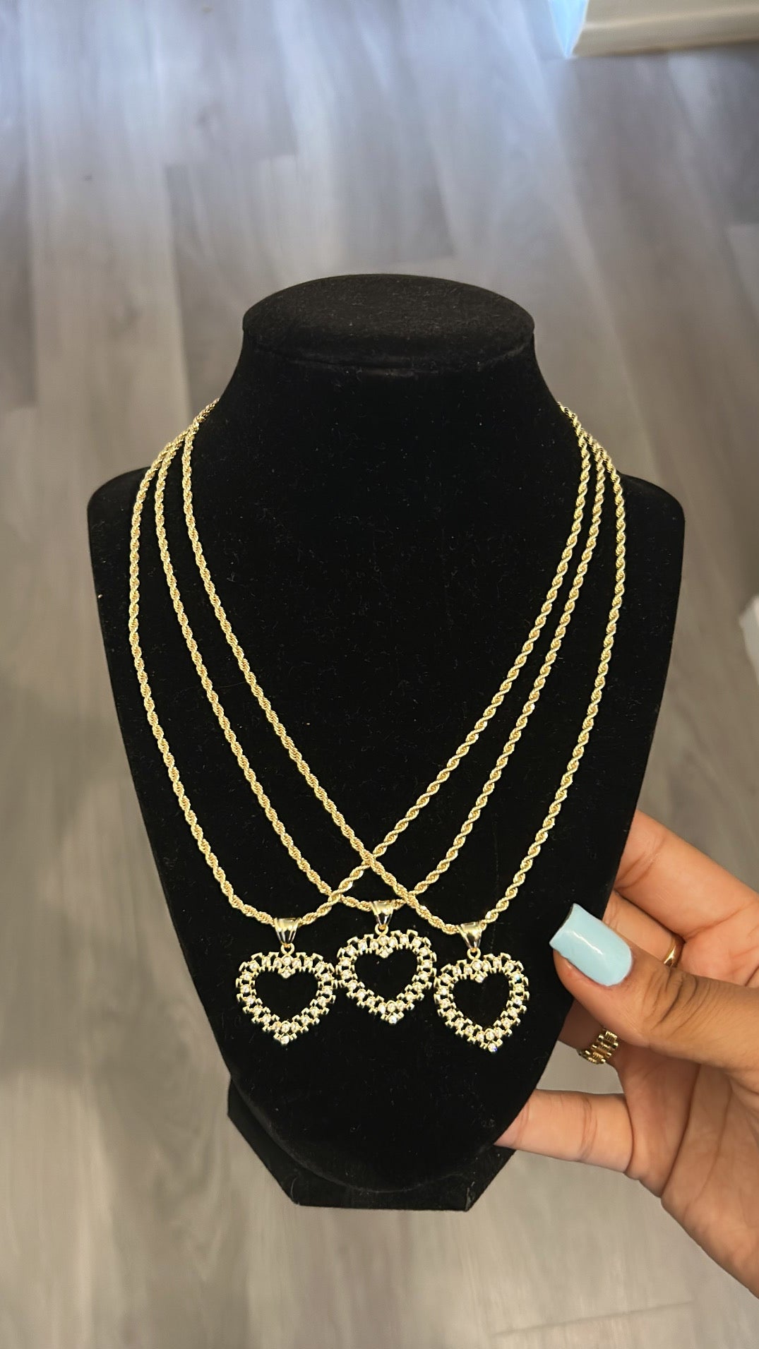 HEART ROLEX NECKLACE