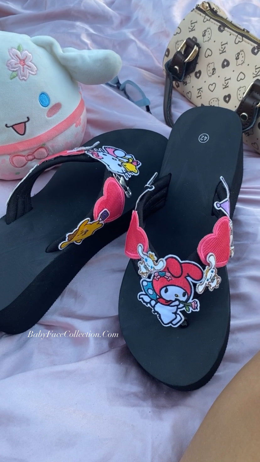 Hello Kitty Platform Sandals