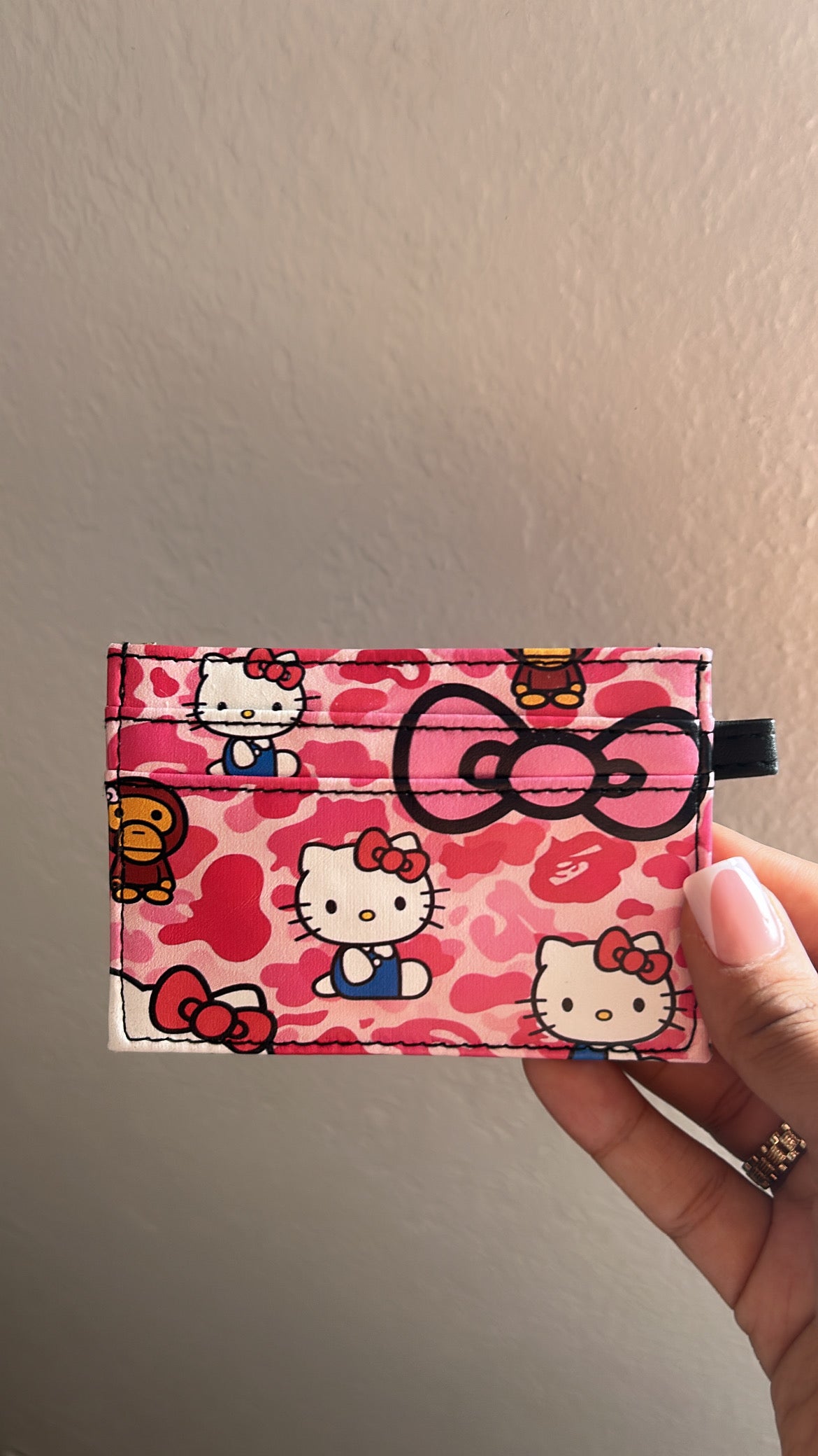 Pink Bape HK CardHolder