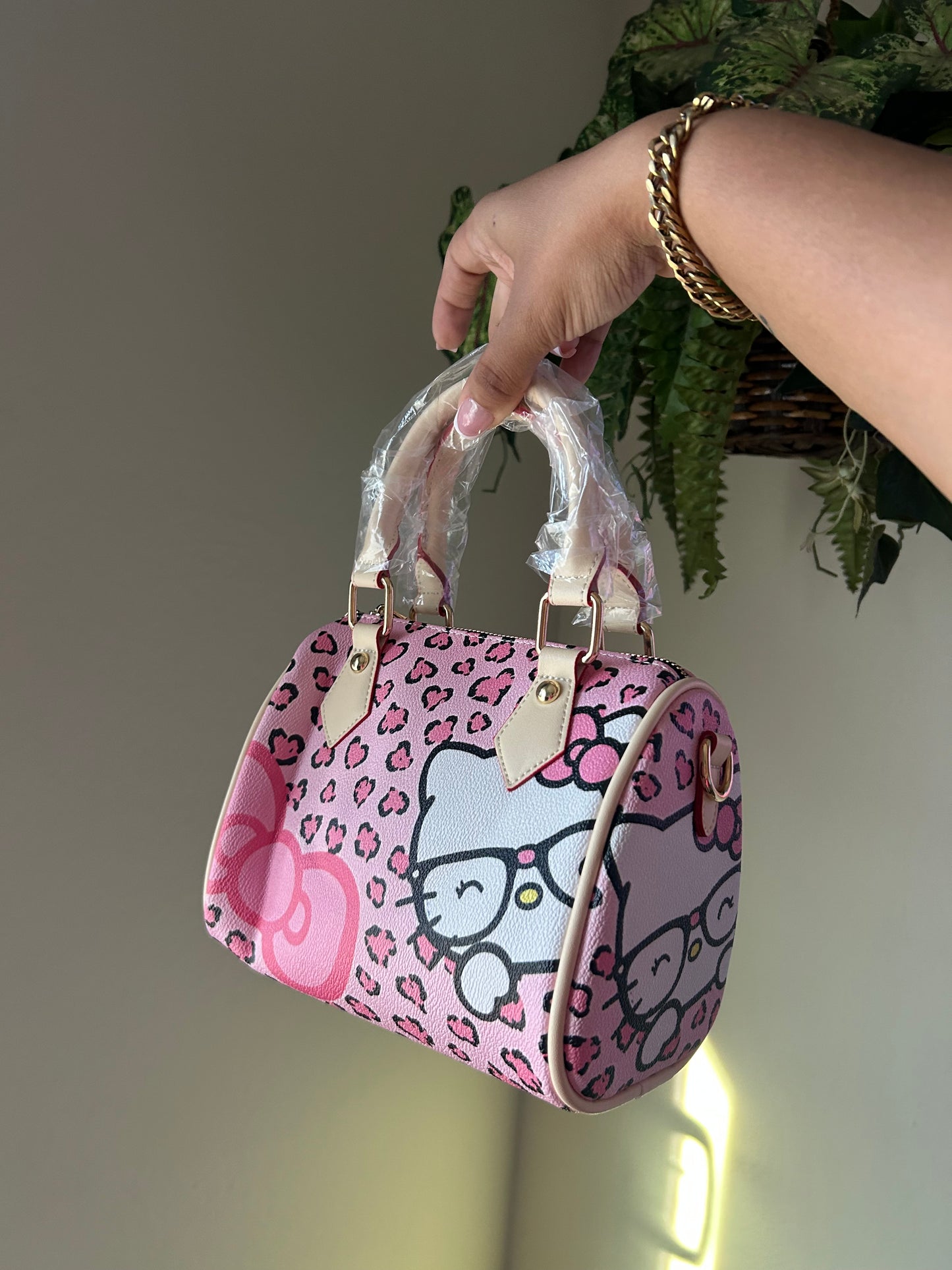 Pink Leopard HK Pillowbag