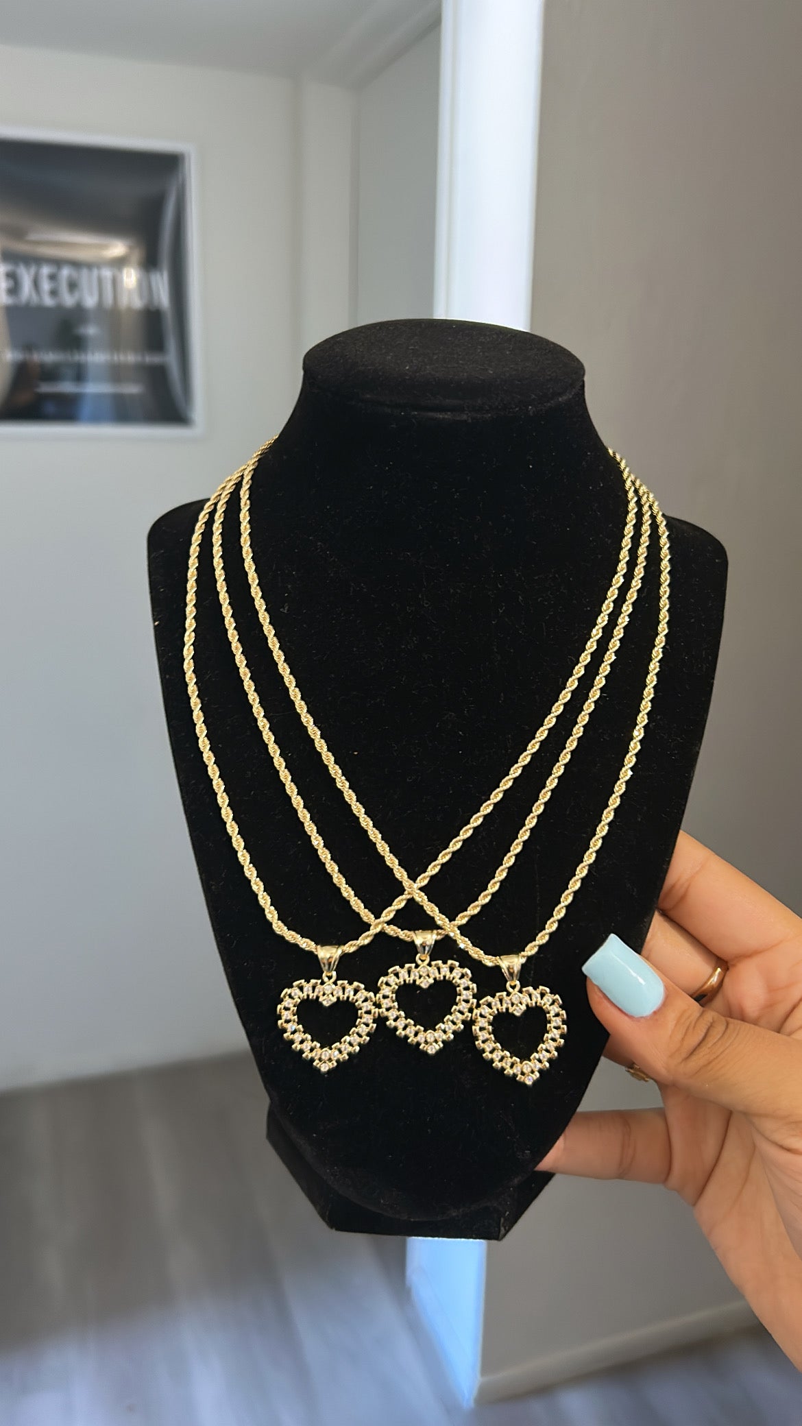 HEART ROLEX NECKLACE