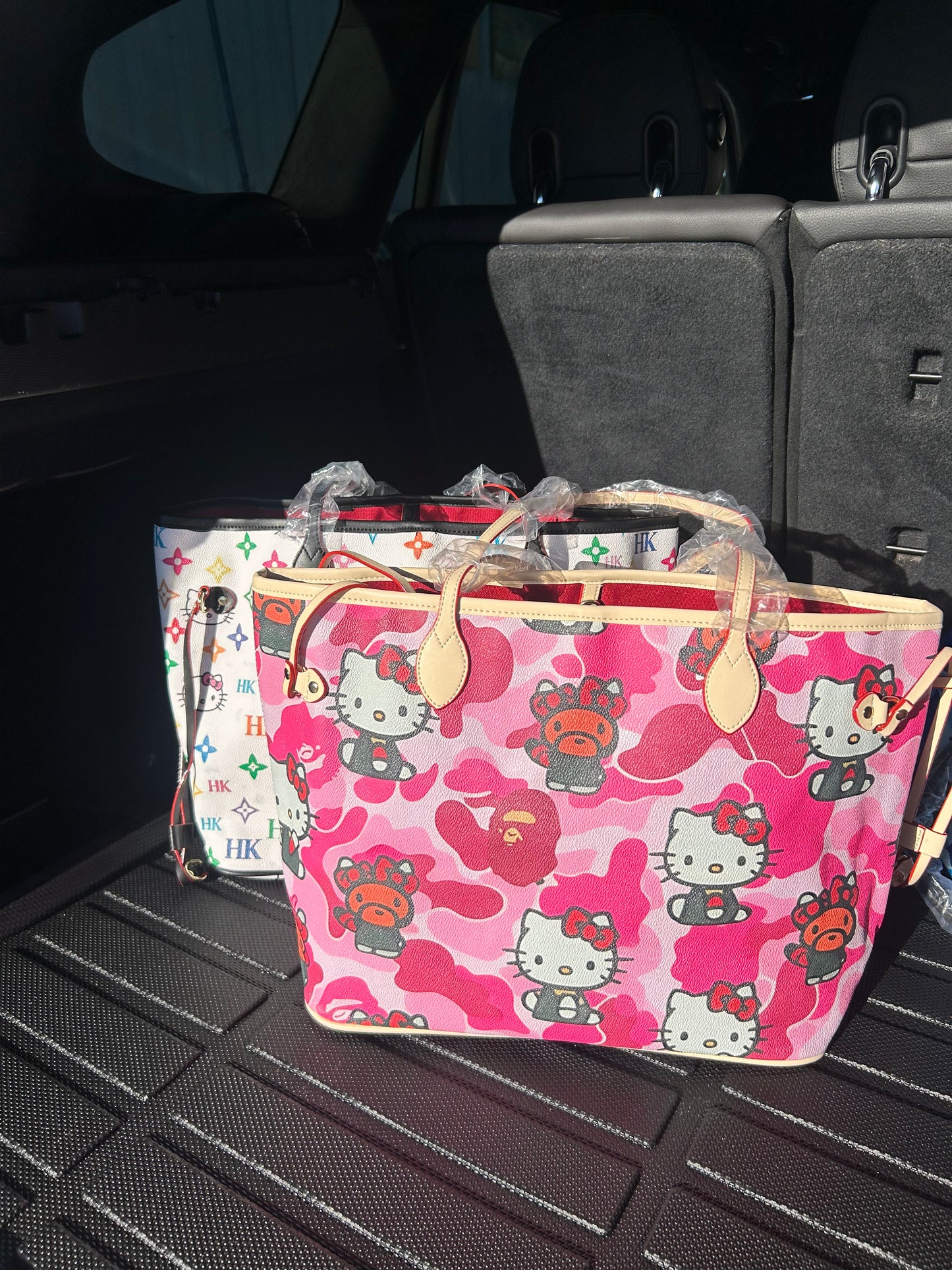 Pink HK Tote Bag