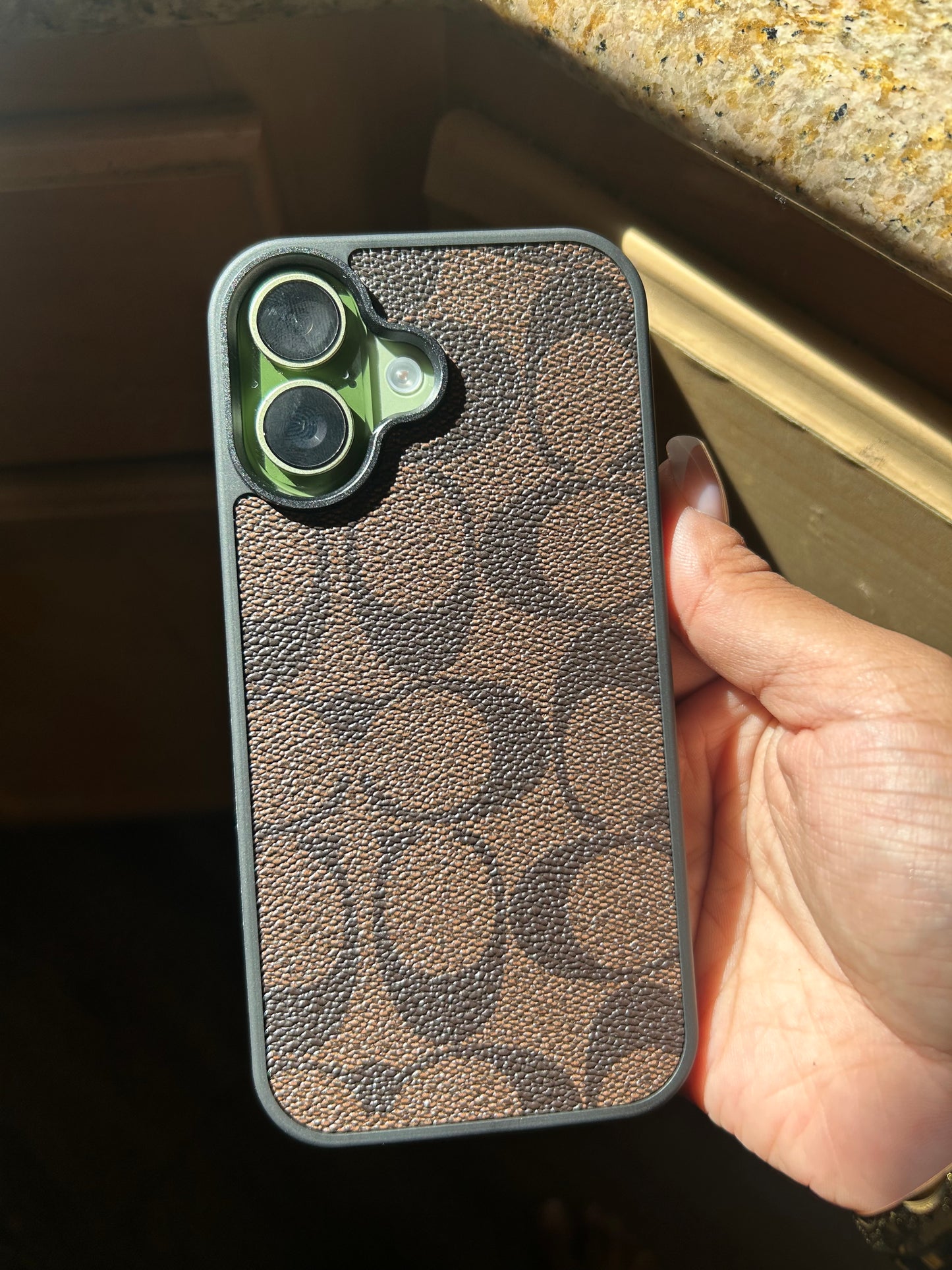 Brown Luxury Protective Phone Case