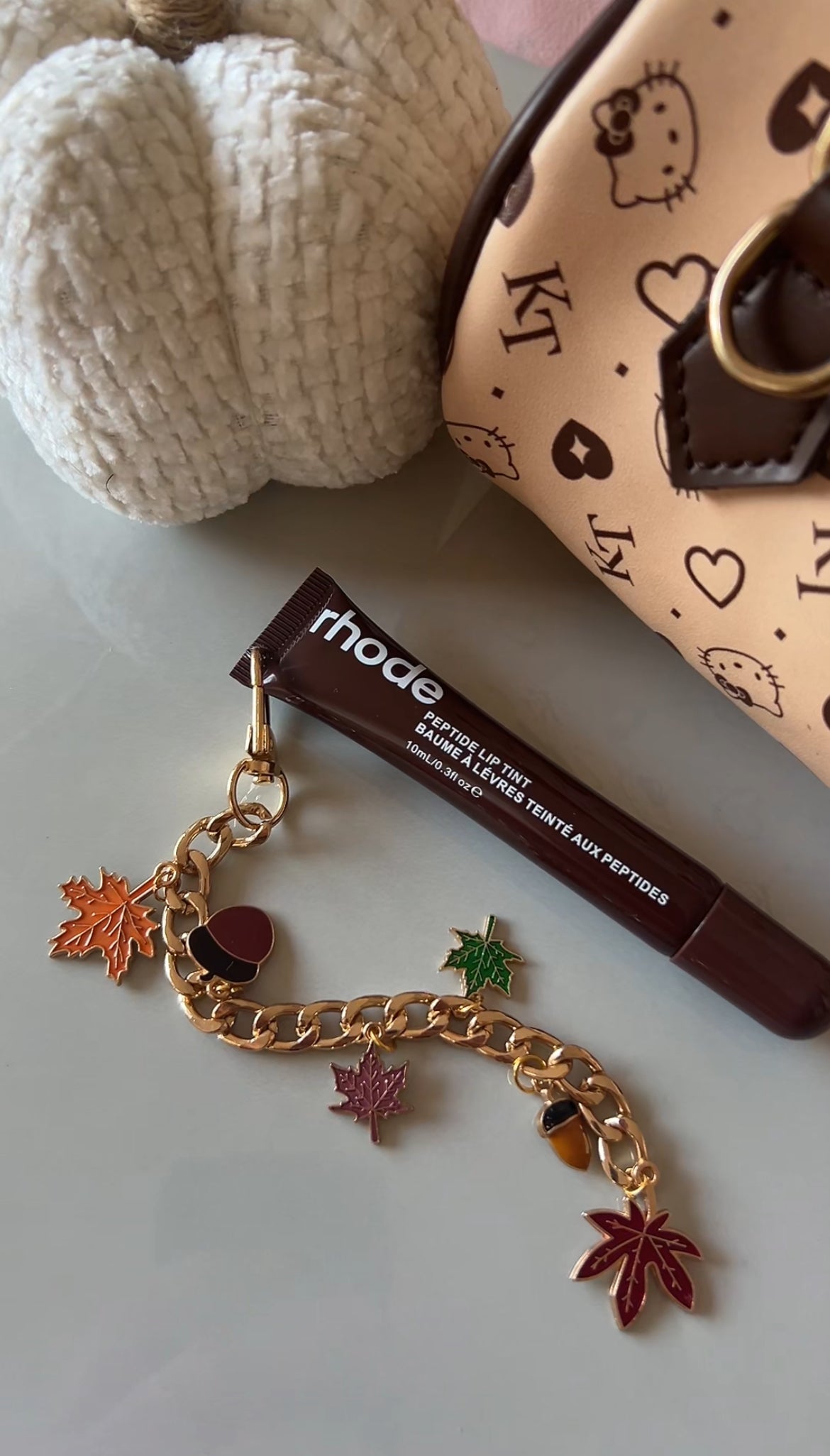 Toasted Leaf Keychain